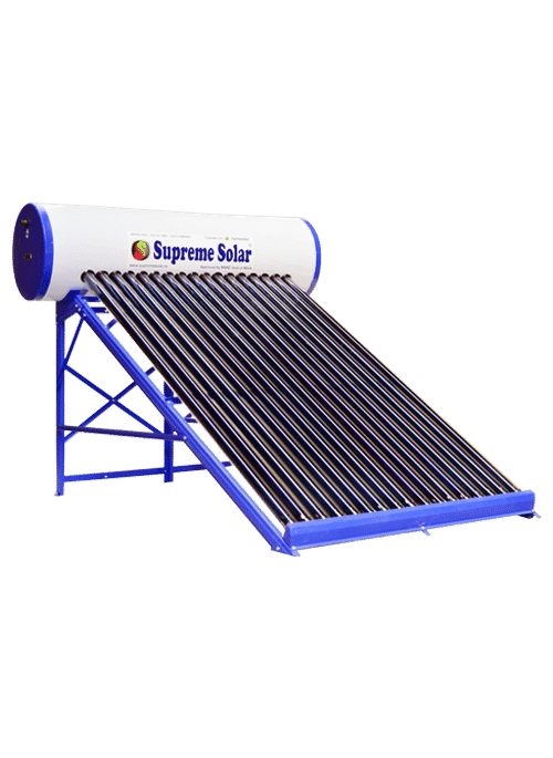 Supreme Solar Glass Lined Solar Water Heater HEAVY PLUS MODEL Powder Coated